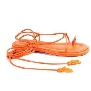 FARM Rio Orange Strappy Sandals